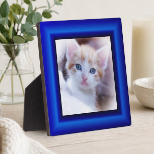 Sapphire Blue Faux Lijst Square Photo Border Fotoplaat