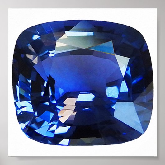 Sapphire Blue Poster (Voorkant)