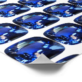 Sapphire Blue Poster (Hoek)