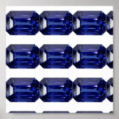 Sapphire Blue Poster (Voorkant)