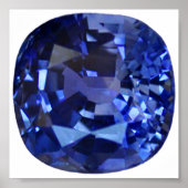 Sapphire Blue Poster (Voorkant)