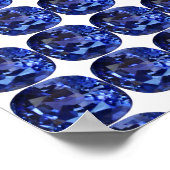 Sapphire Blue Poster (Hoek)