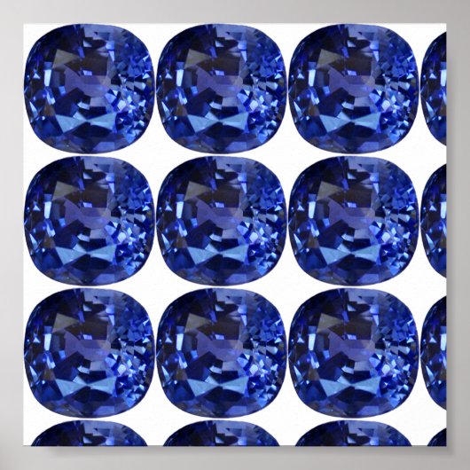 Sapphire Blue Poster (Voorkant)