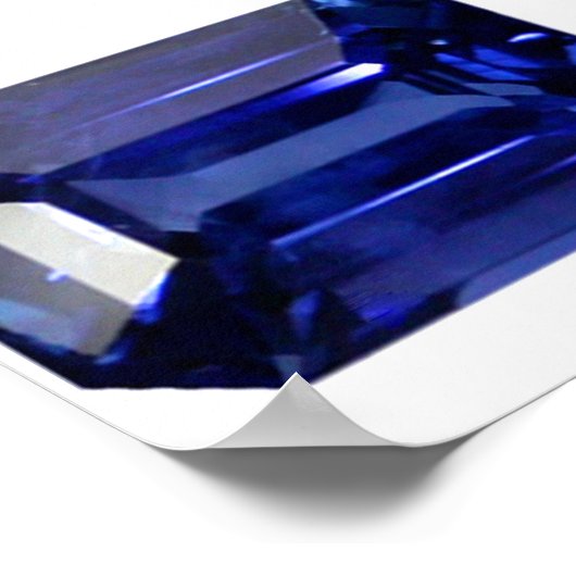 Sapphire Blue Poster (Hoek)