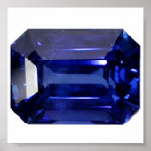 Sapphire Blue Poster (Voorkant)