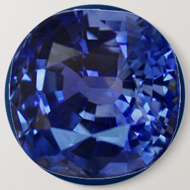 Sapphire Blue Ronde Button 6,0 Cm