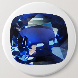 Sapphire Blue Ronde Button 6,0 Cm
