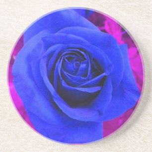 Sapphire Blue Roos Onderzetter