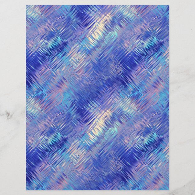 Sapphire Blue Scribged Texture (Voorkant)