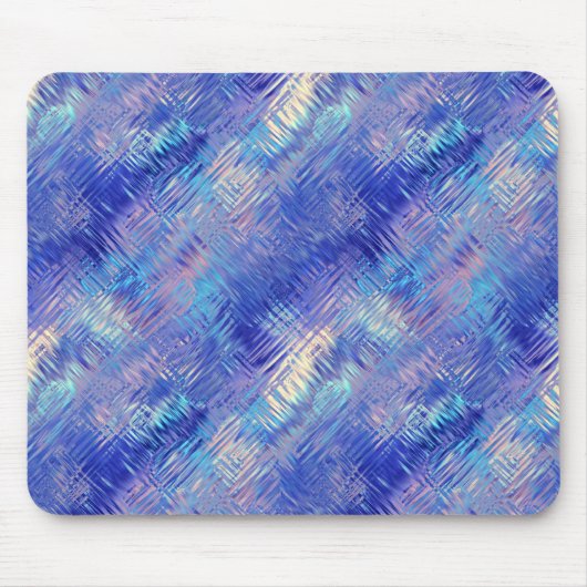 Sapphire Blue Scribged Texture Muismat (Voorkant)