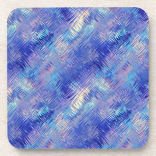 Sapphire Blue Scribged Texture Onderzetter