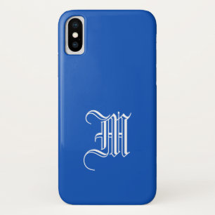 SAPPHIRE BLUE Solid Background iPhone X Hoesje