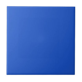 Sapphire Blue Solid Color Tile Tegeltje