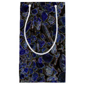 Sapphire Blue Stones met stralende gloed Klein Cadeauzakje (Voorkant)