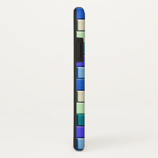 Sapphire Blue Tegels Case-Mate iPhone Case (Achterkant / rechts)