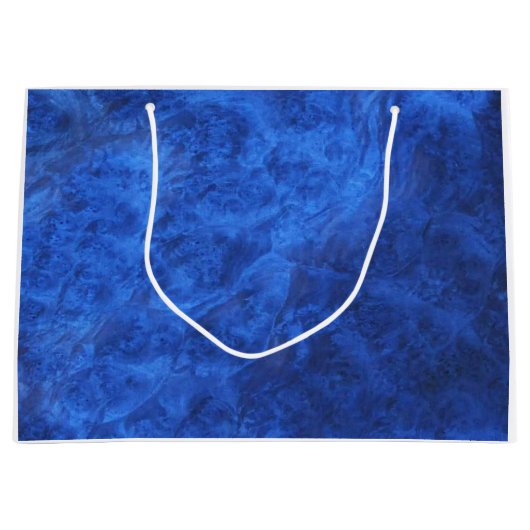 Sapphire Blue Velvet Groot Cadeauzakje (Voorkant)