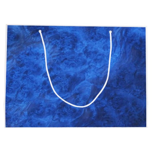 Sapphire Blue Velvet Groot Cadeauzakje (Achterkant)