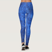 Sapphire Blue Velvet Leggings (Achterkant)