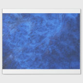 Sapphire Blue Velvet Wrapping Paper Cadeaupapier (Vlak)