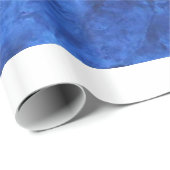 Sapphire Blue Velvet Wrapping Paper Cadeaupapier (Rol Hoek)