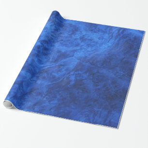 Sapphire Blue Velvet Wrapping Paper Cadeaupapier