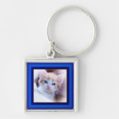 Sapphire Border Sleutelhanger (Voorkant)