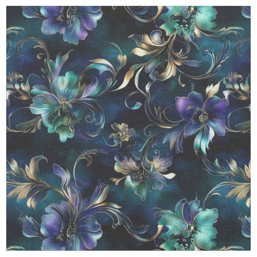 Sapphire Botanica Stof (Close Up)