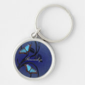 Sapphire Butterfly Pair Sleutelhanger (Voorkant)