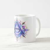 Sapphire Celestial Eye Koffiemok (Voorkant rechts)
