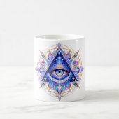 Sapphire Celestial Eye Koffiemok (Center)