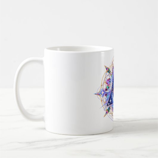 Sapphire Celestial Eye Koffiemok (Links)