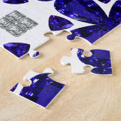 Sapphire Diamond Art, Blue Legpuzzel (Zijkant)