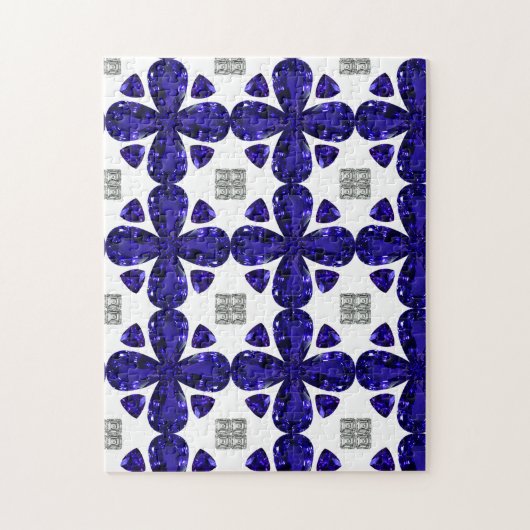 Sapphire Diamond Art, Blue Legpuzzel (Verticaal)