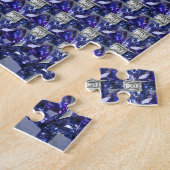 Sapphire Diamond Art, Blue Legpuzzel (Zijkant)