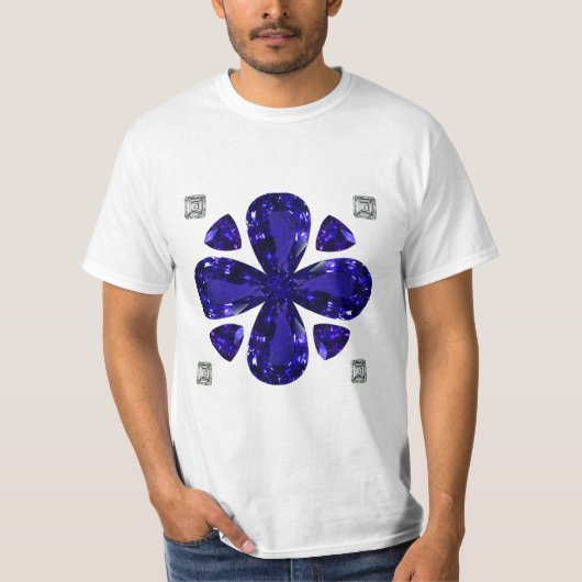 Sapphire Diamond Art, Blue T-shirt (Voorkant)