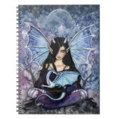 Sapphire Dragon Fairy Notitieboek (Voorkant)