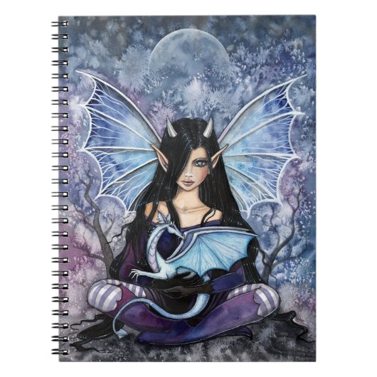 Sapphire Dragon Fairy Notitieboek (Voorkant)