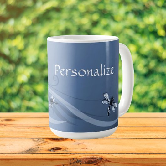 Sapphire Dragonflies Coffee Mok