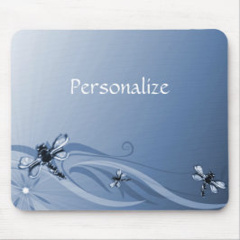 Sapphire Dragonflies Mousepad Muismat