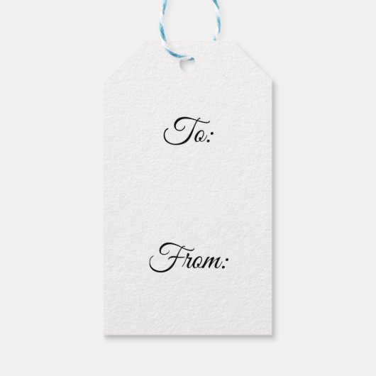 Sapphire Dreams Cadeaulabel (Achterkant)