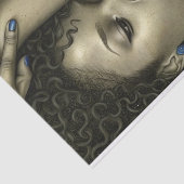 Sapphire Dreams Moderne Art Deco Beauty Decoupage Tissuepapier (Detail)