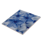 Sapphire en Azure Flowers Tegeltje (Zijkant)