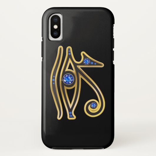 Sapphire Eye of Ra in Gold Case-Mate iPhone Case (Achterkant)