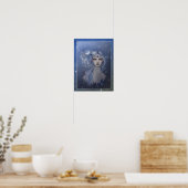 Sapphire Fairy Fantasy Art Poster (Keuken)