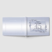 Sapphire Gem & Glitter 45th Wedding Jubileum Gastenboek (Volledig)