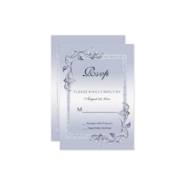 Sapphire Gem & Glitter 45th Wedding RSVP