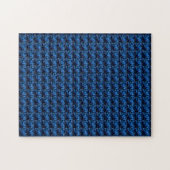 Sapphire Gemstone Art, Blue Legpuzzel (Horizontaal)