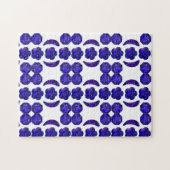 Sapphire Gemstone Blue Legpuzzel (Horizontaal)
