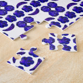 Sapphire Gemstone Blue Legpuzzel (Zijkant)