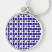 Sapphire Gemstone Blue Sleutelhanger (Voorkant)